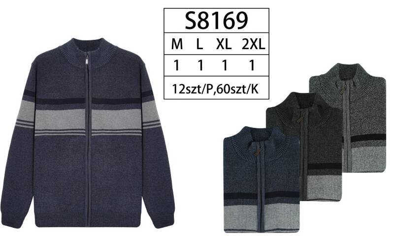 Swetry męska Roz M-2XL, Mix Kolor Paczka 12 szt